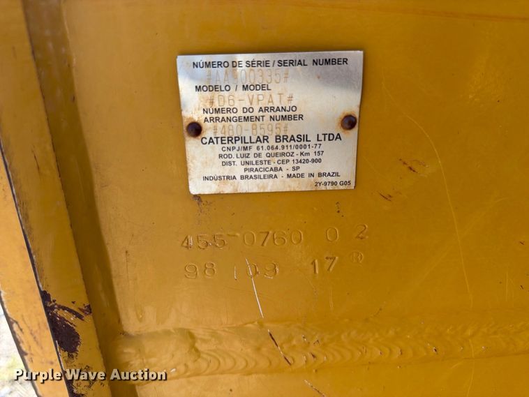 image for item EX0524 2018 Caterpillar D6N dozer