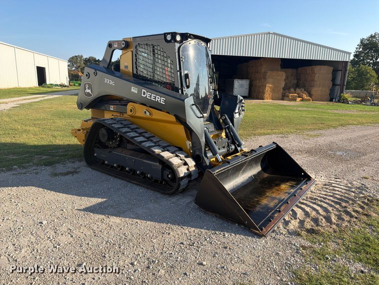 image for item EX0525 2021 John Deere 333G tracked skid steer loader