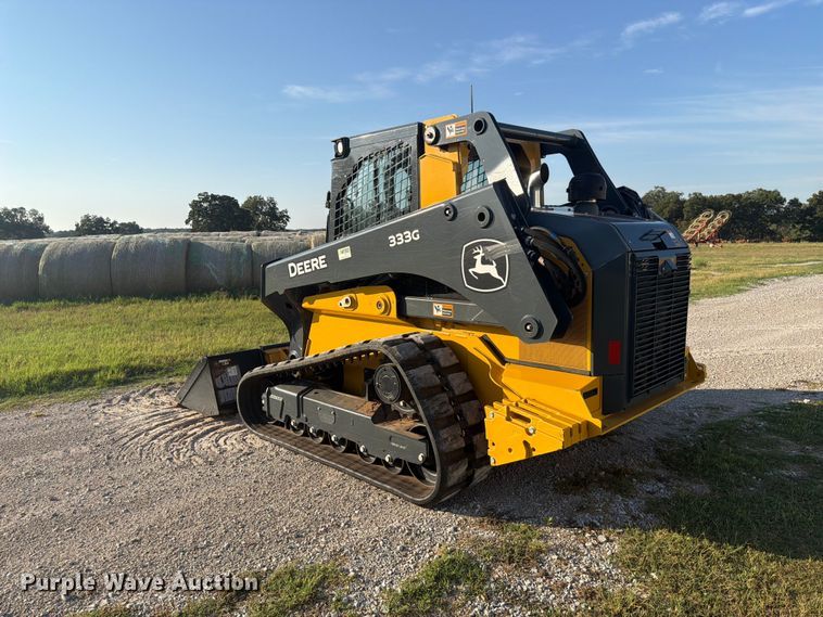 image for item EX0525 2021 John Deere 333G tracked skid steer loader