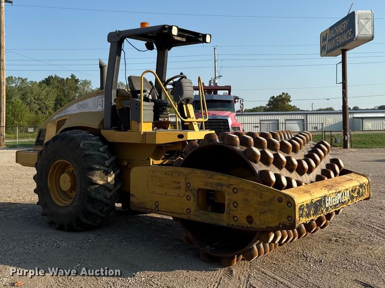image for item EX2232 2006 Caterpillar CP563E single drum vibratory padfoot roller compactor
