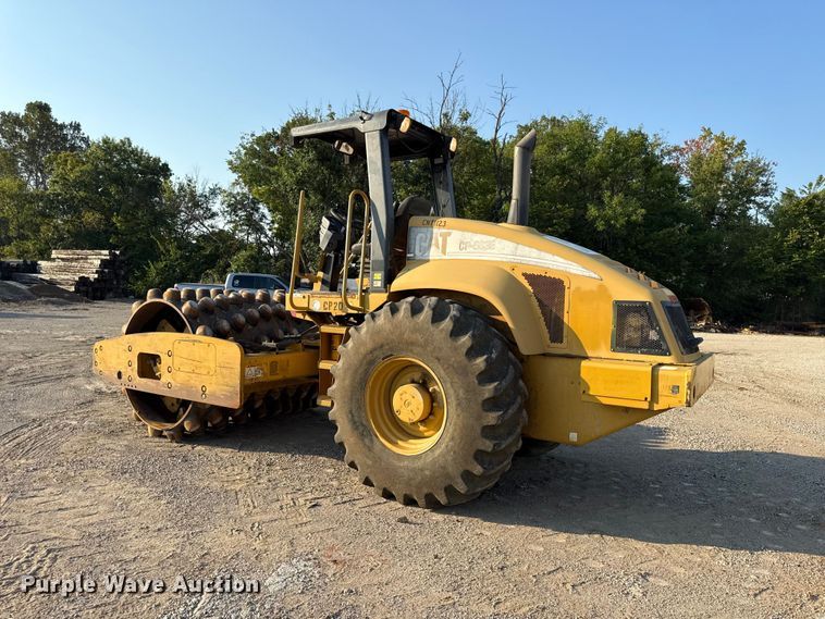 image for item EX2232 2006 Caterpillar CP563E single drum vibratory padfoot roller compactor