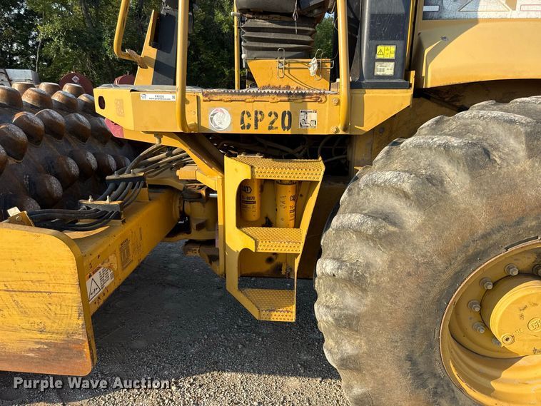 image for item EX2232 2006 Caterpillar CP563E single drum vibratory padfoot roller compactor