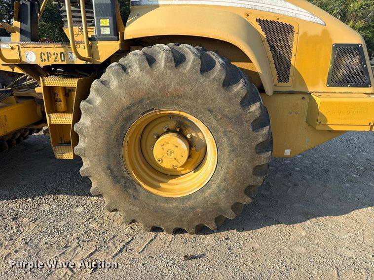 image for item EX2232 2006 Caterpillar CP563E single drum vibratory padfoot roller compactor