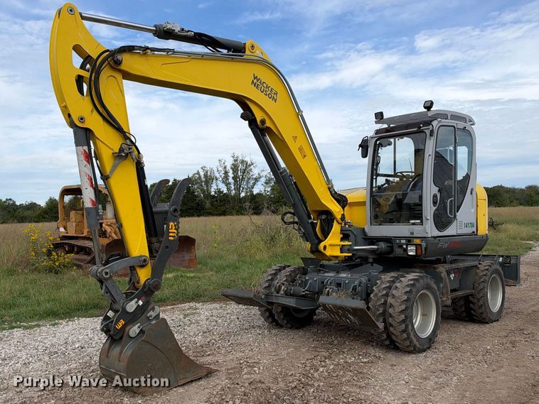 image for item EX2282 Wacker Neuson EW100 wheeled excavator