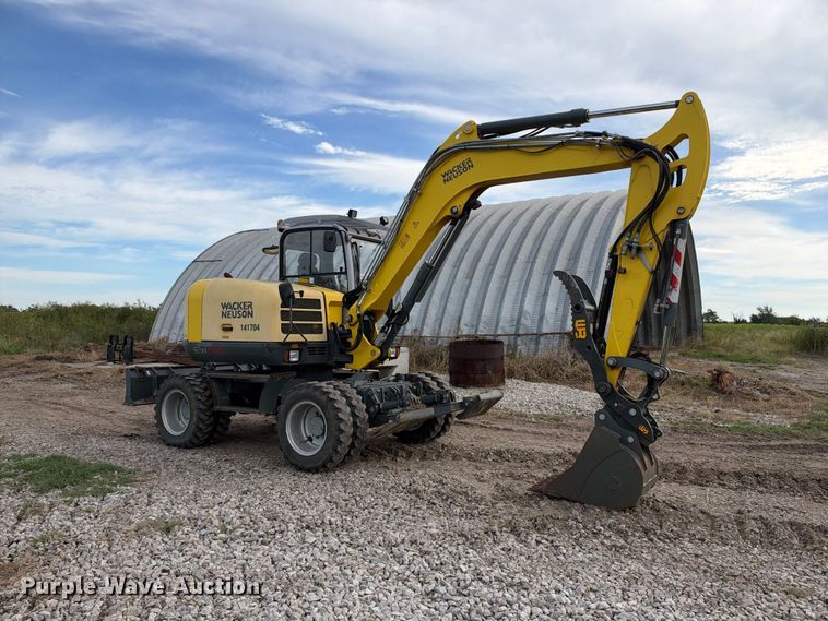 image for item EX2282 Wacker Neuson EW100 wheeled excavator