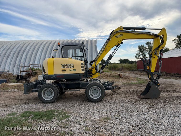 image for item EX2282 Wacker Neuson EW100 wheeled excavator