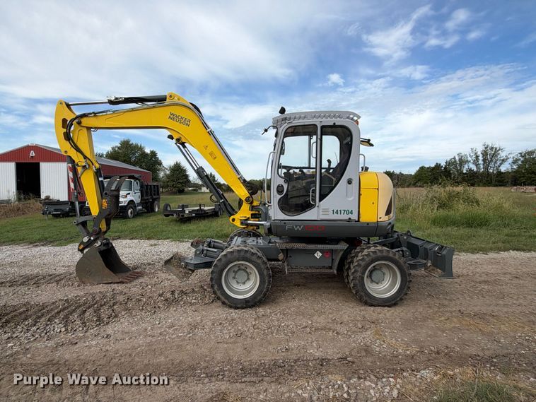 image for item EX2282 Wacker Neuson EW100 wheeled excavator