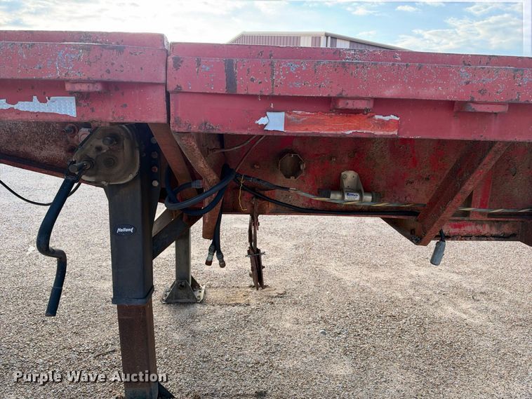 image for item EX2292 1968 Fruehauf flatbed trailer