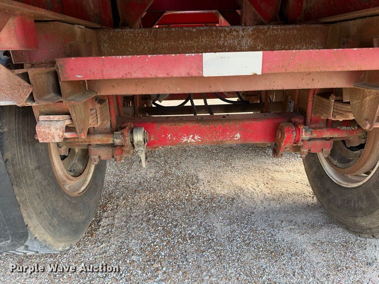 image for item EX2292 1968 Fruehauf flatbed trailer