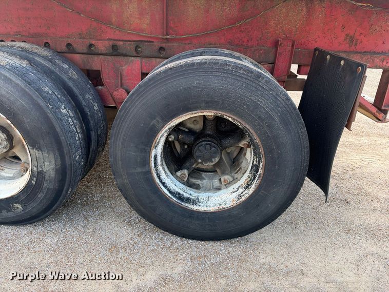 image for item EX2292 1968 Fruehauf flatbed trailer