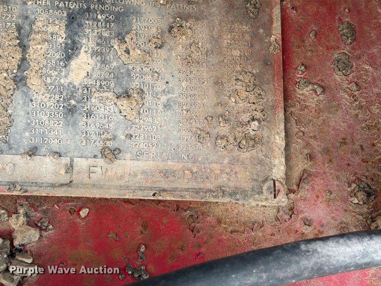 image for item EX2292 1968 Fruehauf flatbed trailer
