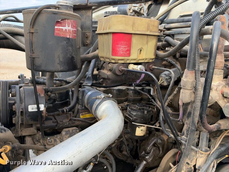 image for item EX2296 1999 Ford F800 flatbed truck