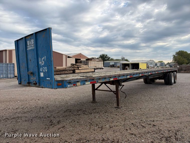 1973 Fontaine Flat bed flatbed trailer
