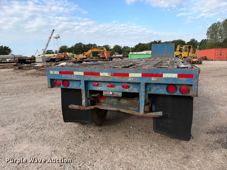 image for item EX2297 1973 Fontaine Flat bed flatbed trailer