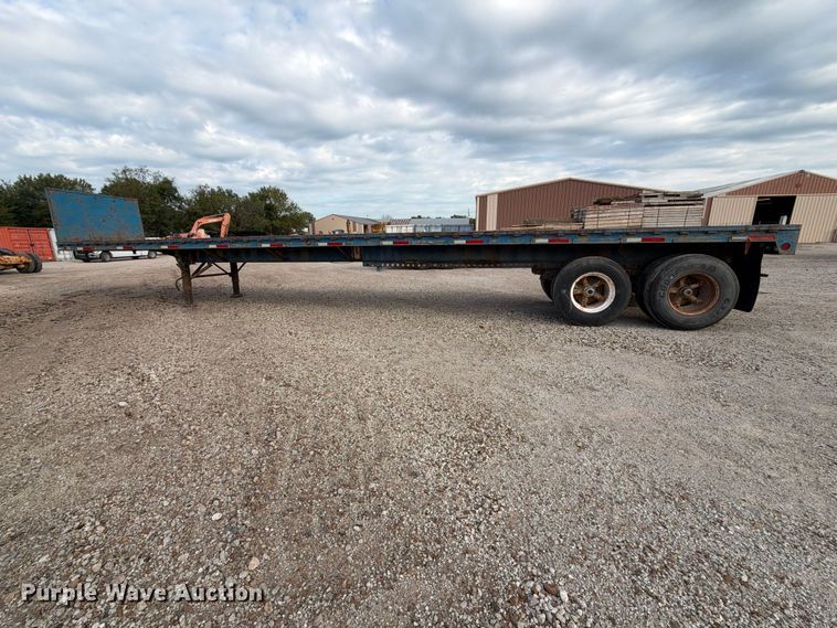 image for item EX2297 1973 Fontaine Flat bed flatbed trailer