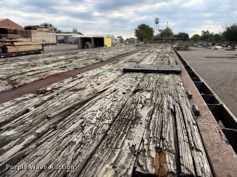 image for item EX2297 1973 Fontaine Flat bed flatbed trailer