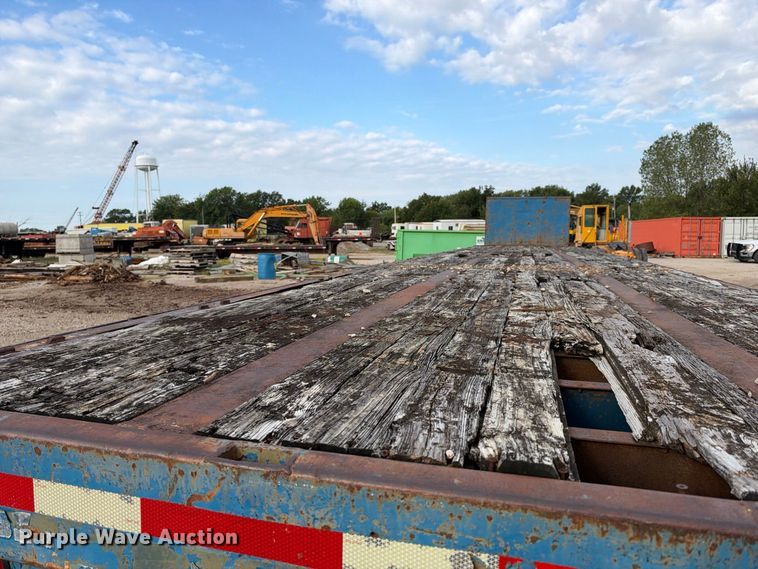 image for item EX2297 1973 Fontaine Flat bed flatbed trailer