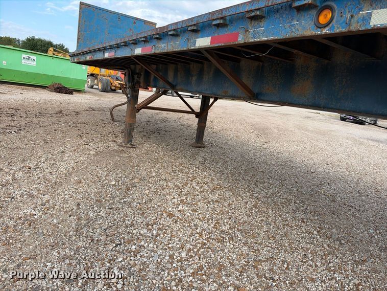 image for item EX2297 1973 Fontaine Flat bed flatbed trailer