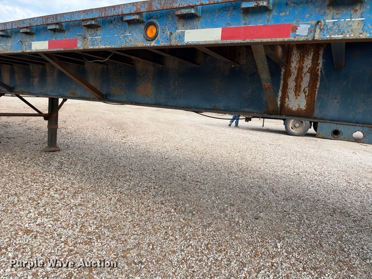image for item EX2297 1973 Fontaine Flat bed flatbed trailer