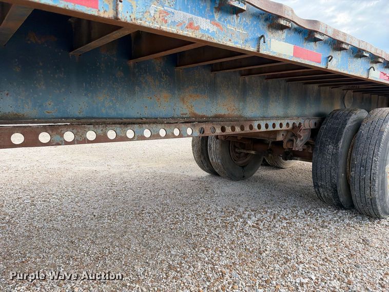 image for item EX2297 1973 Fontaine Flat bed flatbed trailer