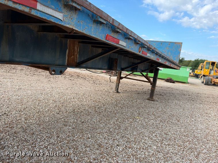 image for item EX2297 1973 Fontaine Flat bed flatbed trailer