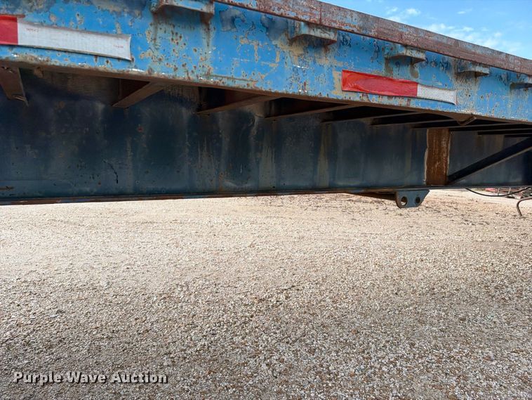 image for item EX2297 1973 Fontaine Flat bed flatbed trailer