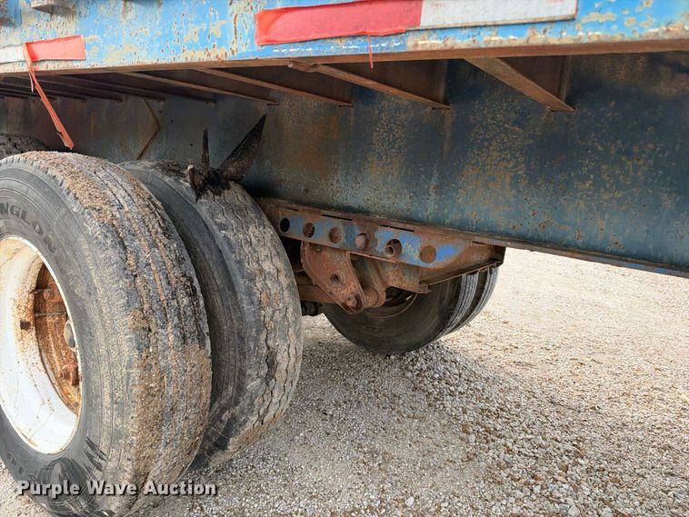 image for item EX2297 1973 Fontaine Flat bed flatbed trailer