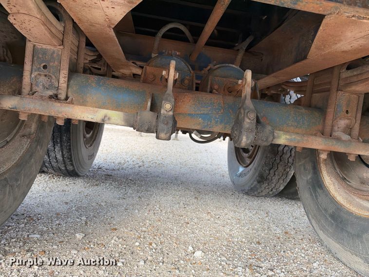 image for item EX2297 1973 Fontaine Flat bed flatbed trailer