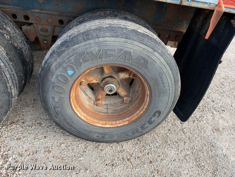 image for item EX2297 1973 Fontaine Flat bed flatbed trailer