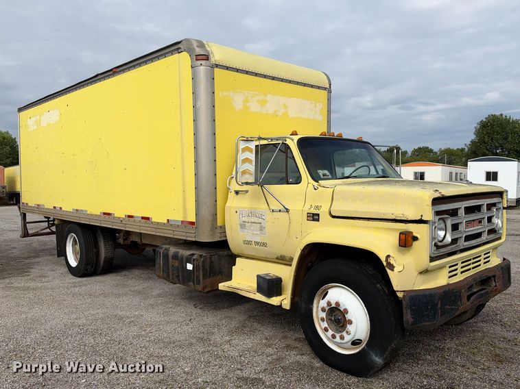 image for item EX2302 1986 GMC 7000 box truck