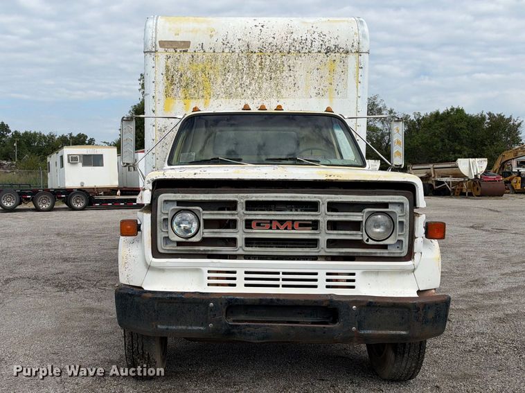image for item EX2308 1986 GMC 7000 box truck