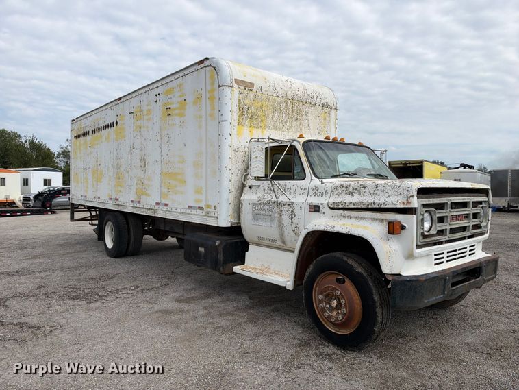 image for item EX2308 1986 GMC 7000 box truck