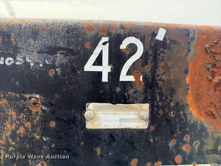 image for item EX2310 1981 Hobbs  flatbed trailer