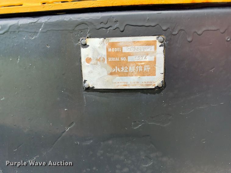 image for item EX2323 Komatsu PC38UU-1 mini excavator