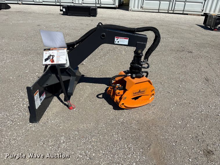 image for item EX4214 LandHonor RLG-13-44D skid steer log grapple