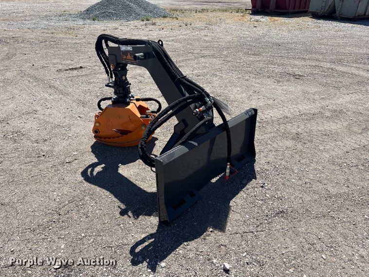 image for item EX4214 LandHonor RLG-13-44D skid steer log grapple