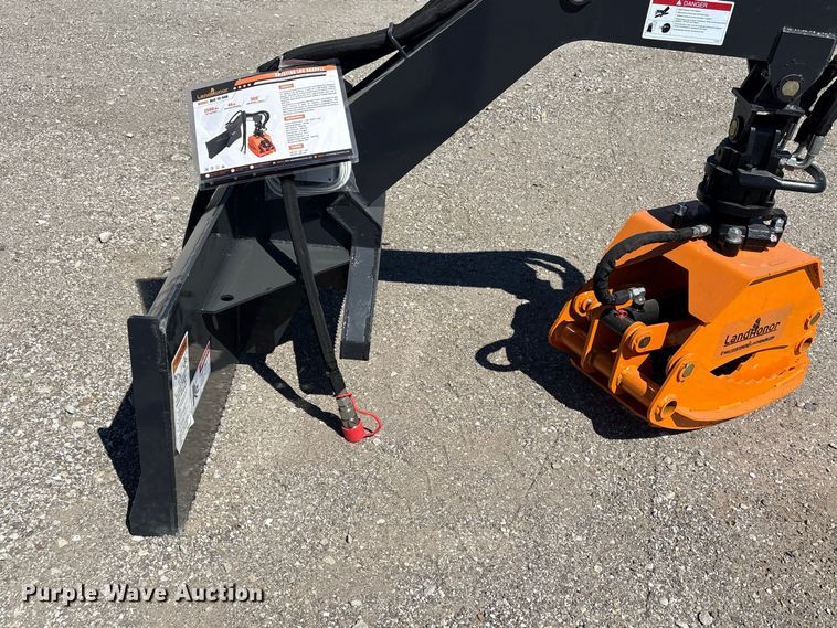 image for item EX4214 LandHonor RLG-13-44D skid steer log grapple