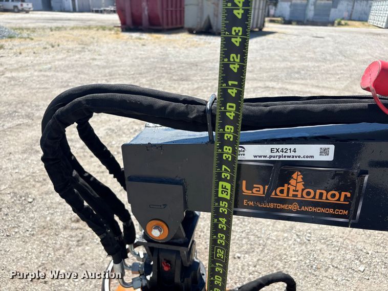 image for item EX4214 LandHonor RLG-13-44D skid steer log grapple