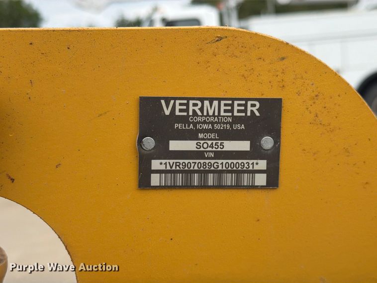 image for item EX4605 2001 Vermeer RXT450 trencher
