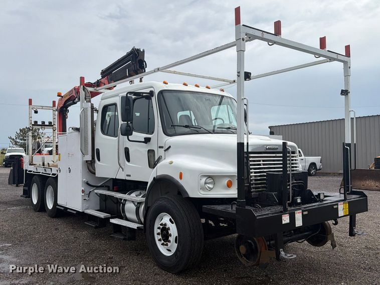 image for item FB5146 2007 Freightliner Business Class M2 Crew Cab crane truck