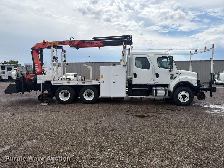 image for item FB5146 2007 Freightliner Business Class M2 Crew Cab crane truck