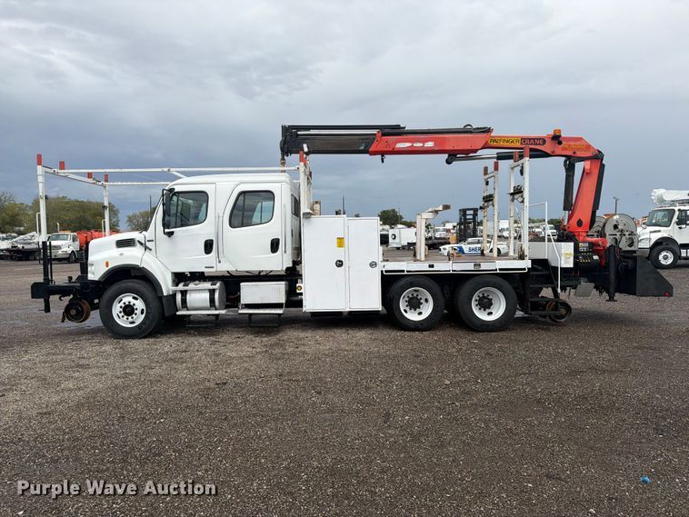 image for item FB5146 2007 Freightliner Business Class M2 Crew Cab crane truck