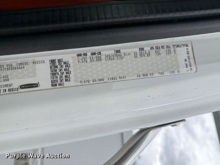 image for item FB5149 2015 Freightliner Business Class M2 bucket truck