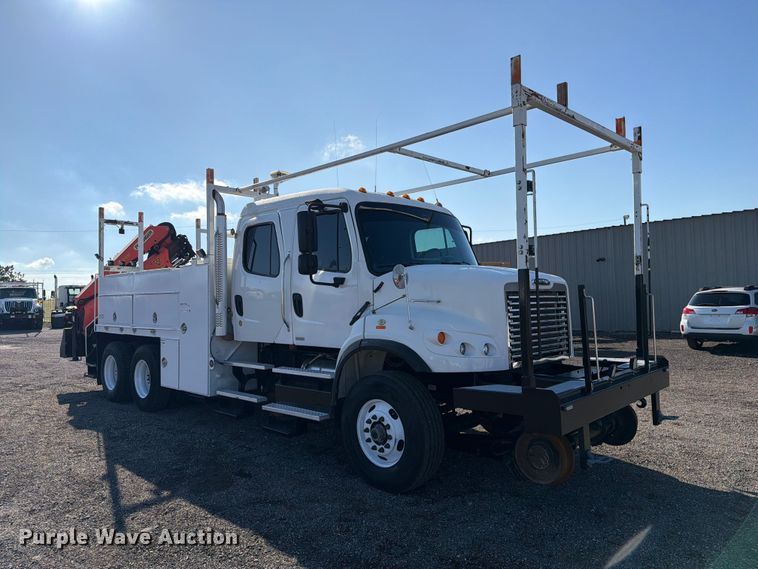 image for item FB5151 2012 Freightliner Business Class M2 Crew Cab crane truck