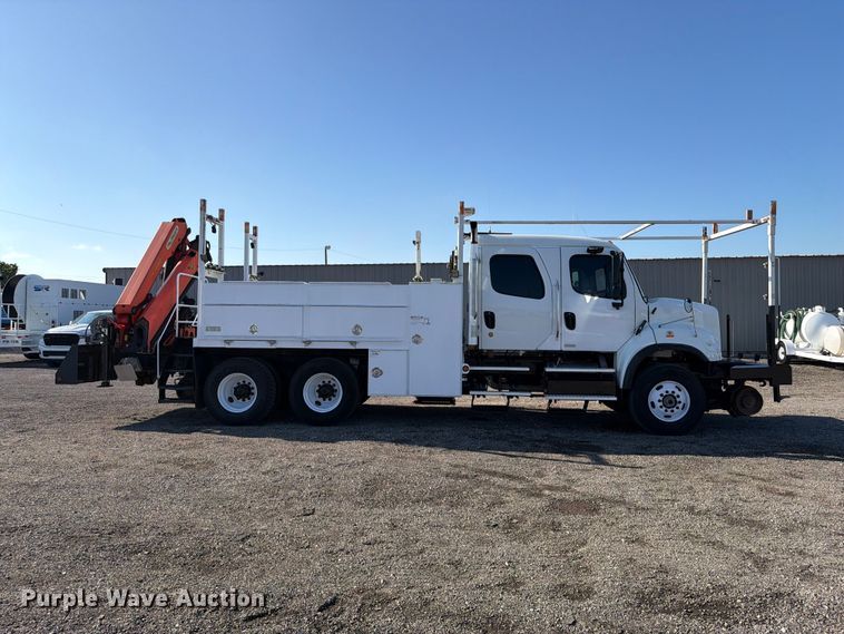 image for item FB5151 2012 Freightliner Business Class M2 Crew Cab crane truck