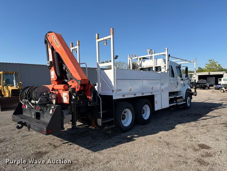 image for item FB5151 2012 Freightliner Business Class M2 Crew Cab crane truck
