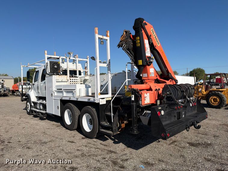 image for item FB5151 2012 Freightliner Business Class M2 Crew Cab crane truck