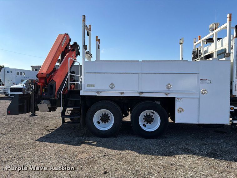 image for item FB5151 2012 Freightliner Business Class M2 Crew Cab crane truck