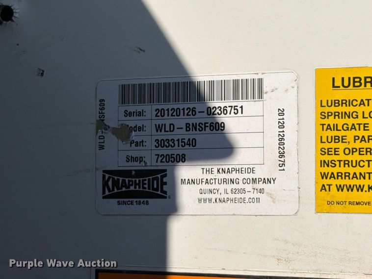 image for item FB5151 2012 Freightliner Business Class M2 Crew Cab crane truck