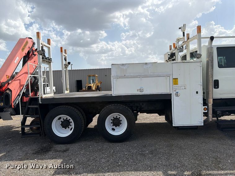 image for item FB5164 2010 International WorkStar 7500 Crew Cab crane truck